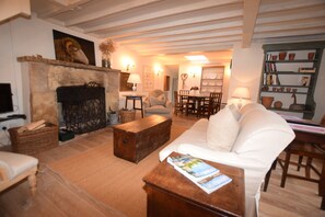 تلفزيون، مدفأة، مشغل دي في دي