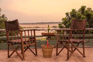 Balcony - Selous Butembo Tented Lodge Lotus (Selous Game Reserve)