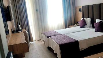 Minibar, caja de seguridad en la habitación y sistema de insonorización