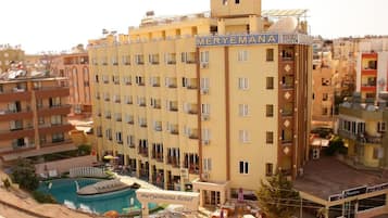 Voorkant van accommodatie