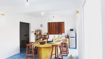 Villa, 3 Bedrooms, Private Pool | Private kitchen | Fridge, stovetop, coffee/tea maker, cookware/dishes/utensils