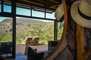 Blick von der Unterkunft