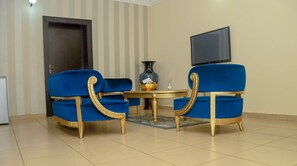 Appartement Luxe, 1 chambre | Coin séjour