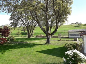 Blick von der Unterkunft