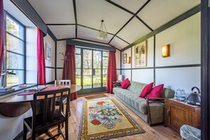 Suíte, vista para o jardim, em edifício anexo (Stirling Suite) | Roupas de cama de algodão egípcio, roupas de cama premium
