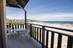 Departamento, 1 habitación, vista al mar | Balcón