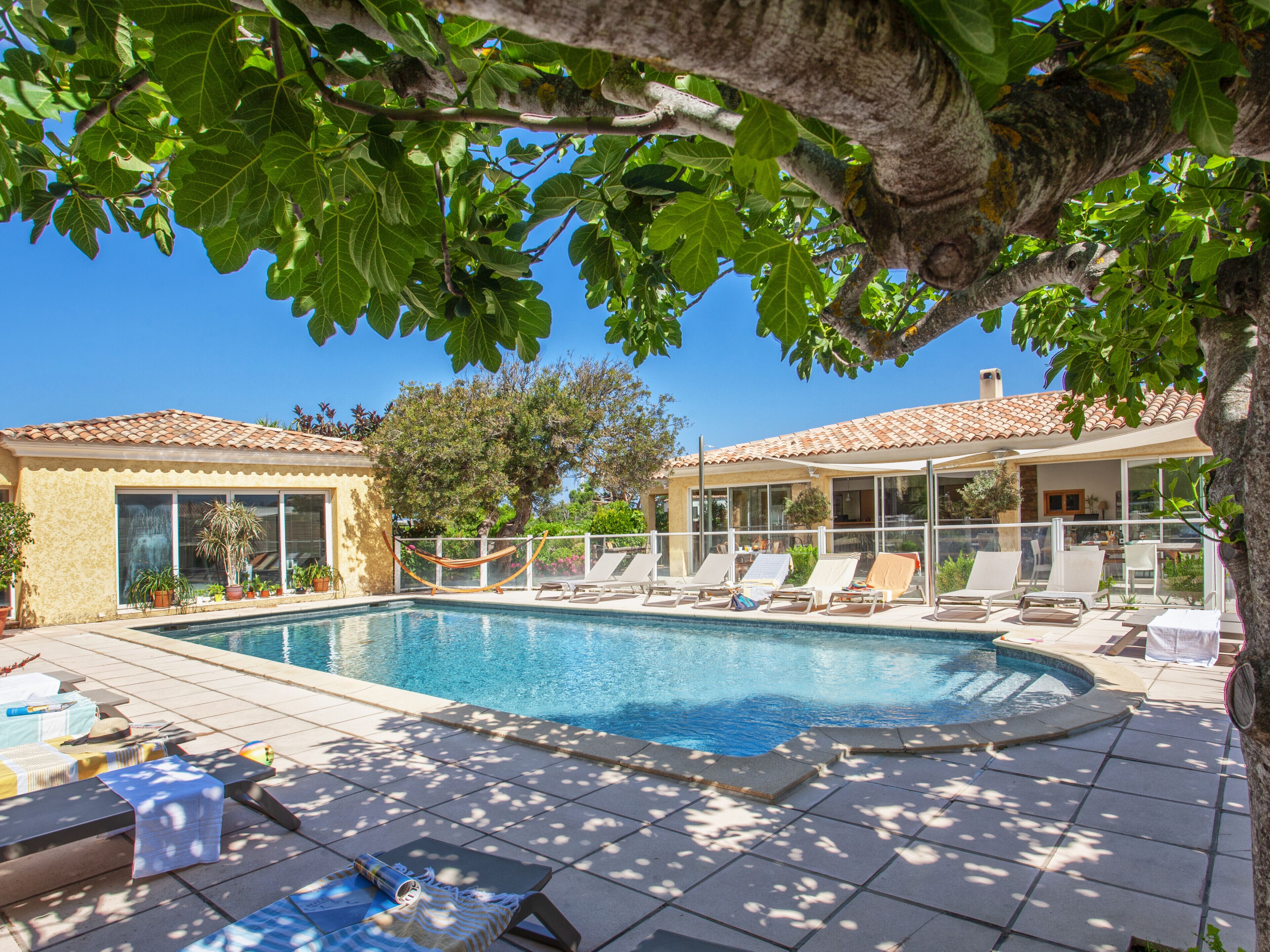 Una piscina riscaldata