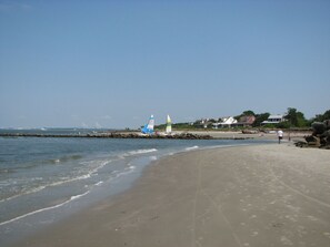 ビーチ、サンラウンジャー、ビーチタオル