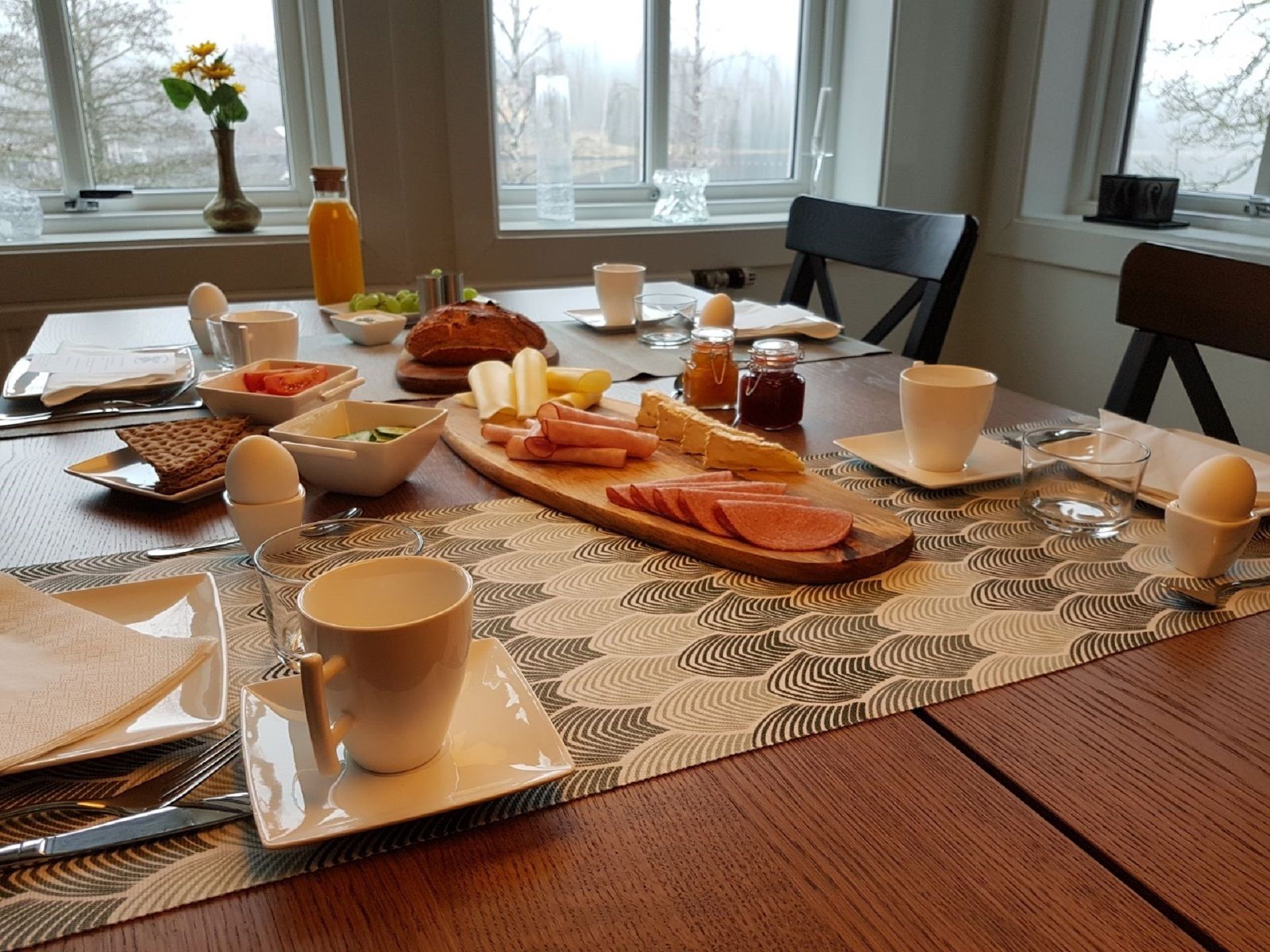 Frokostbuffé er inkludert hver dag