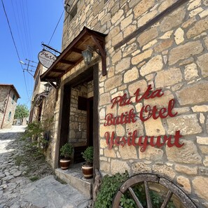 Entrée de l’hébergement