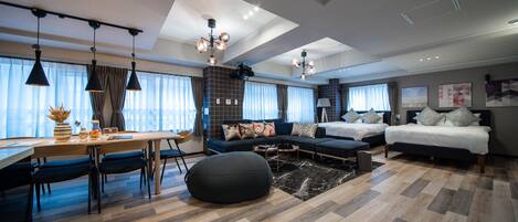 奢華客房, 非吸煙房 (Theater) | 客廳 | 平面電視