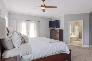 5 bedrooms, iron/ironing board, travel cot, free WiFi