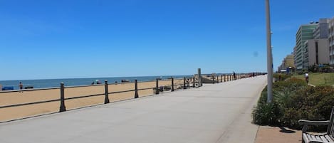 On the beach