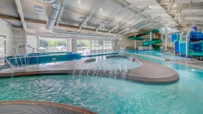 Indoor pool, outdoor pool
