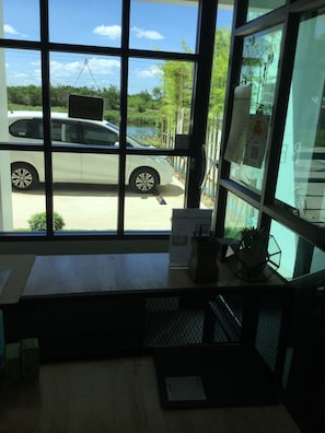 Lobby sitting area