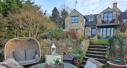 Herrliche Aussicht auf die Cotswolds, AONB