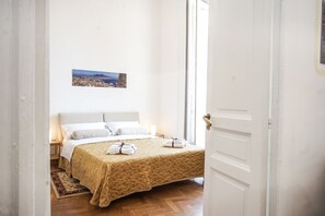 2 bedrooms, soundproofing, iron/ironing board, travel crib