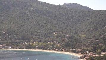 En la playa