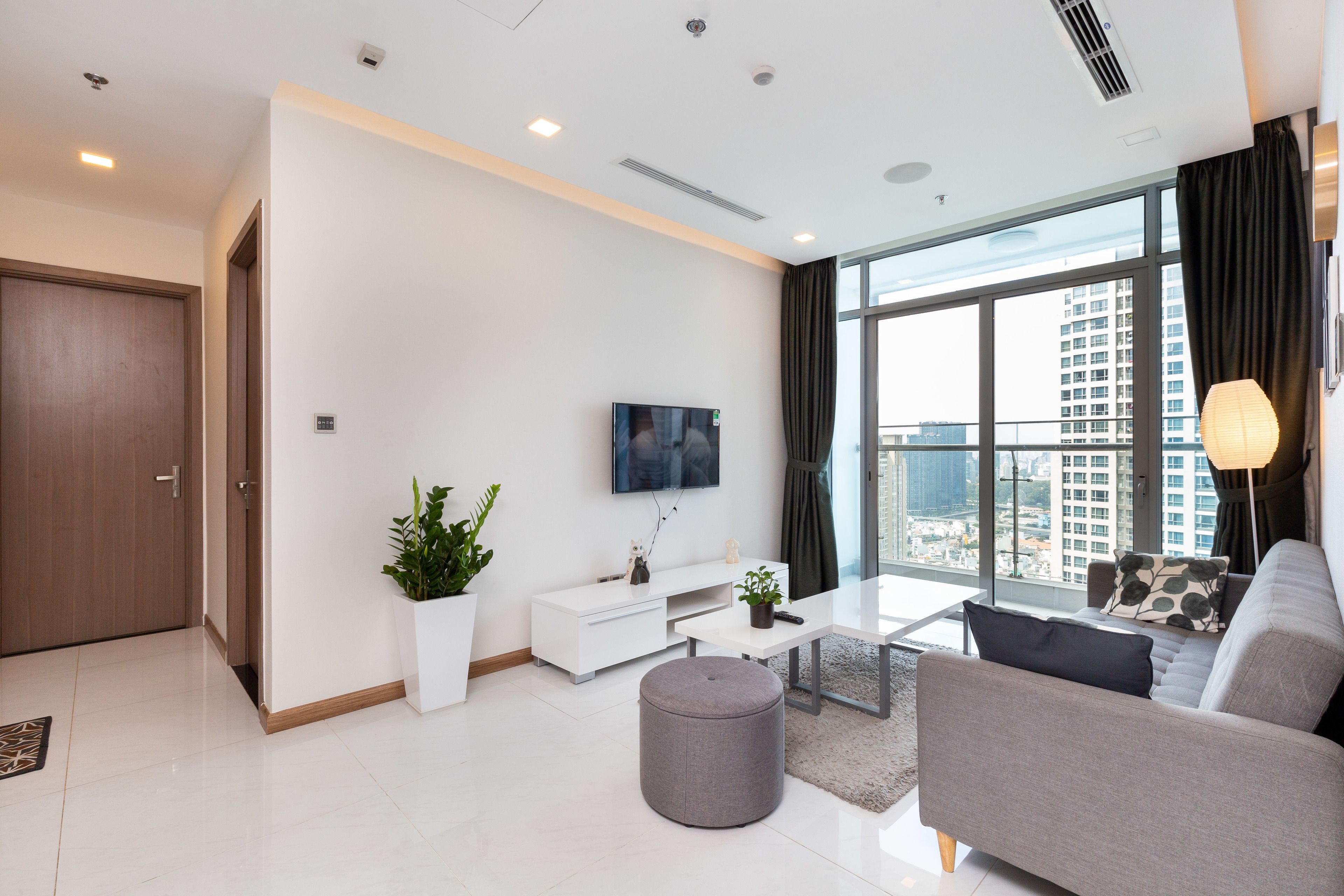 superior apartment, 2 bedrooms, city view | living room | flat-screen tv