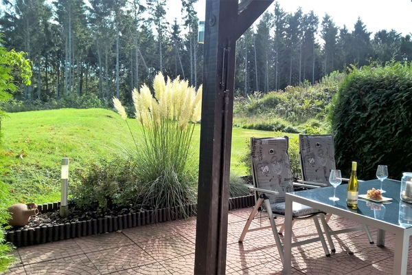 Südost-Terrasse für Frühstück in der Morgensonne