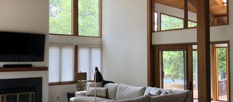 Contemporary Scandinavian styled home on the 7th hole of Pinehurst #1