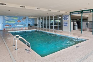 Indoor pool - Oceanfront AshWorth, 16th Floor, Sleeps 8, Pools, Wifi | AshWorth - 1607 (North Myrtle Beach)