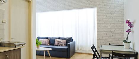 City Apartment, 1 Bedroom | Private kitchenette | Full-size fridge, microwave, oven, stovetop