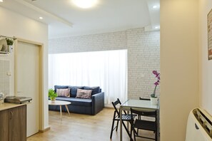 City Apartment, 1 Bedroom | Living area | Smart TV, Netflix