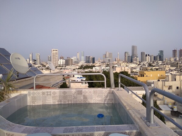 Piscina en la azotea