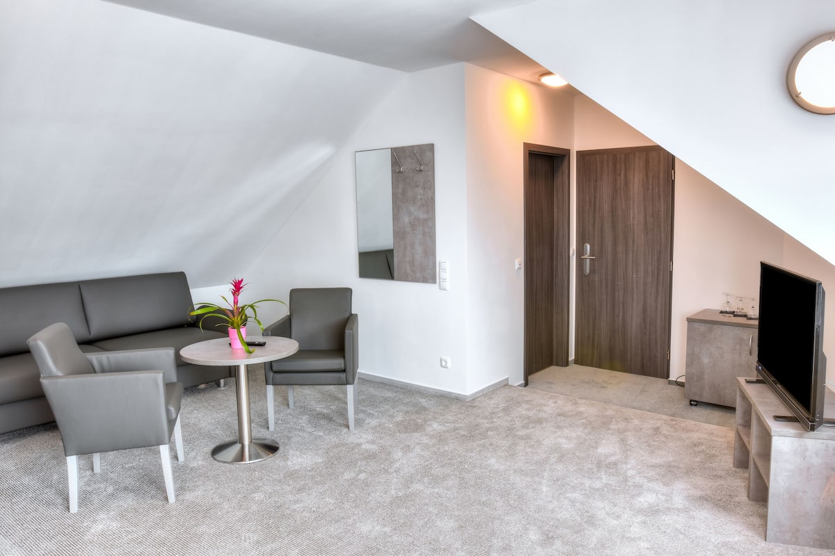 family suite, non smoking | 1 bedroom, minibar, desk, laptop workspace