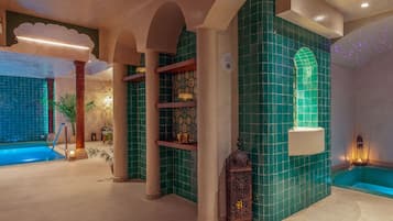 Salas de tratamientos para parejas, masajes con piedras calientes