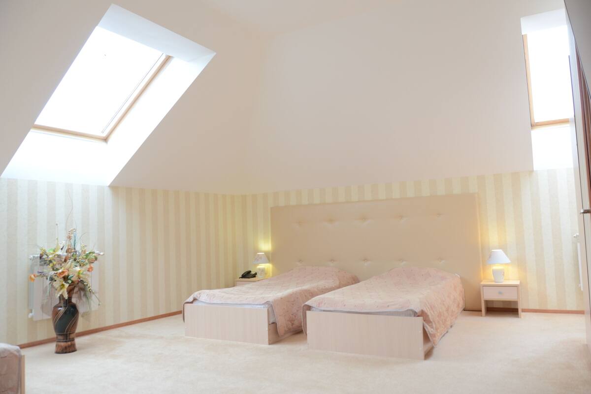 Standaard driepersoonskamer, 3 eenpersoonsbedden | 1 slaapkamer, een minibar, een kluis op de kamer, een bureau