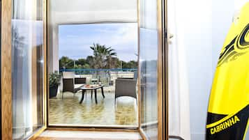 Camera Exclusive, vista mare | Terrazza/patio