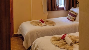 Economy Twin Room, Garden View | Frette Italian sheets, premium bedding, down comforters
