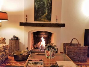 Ferienhaus, 3 Schlafzimmer | Wohnbereich | Flachbildfernseher