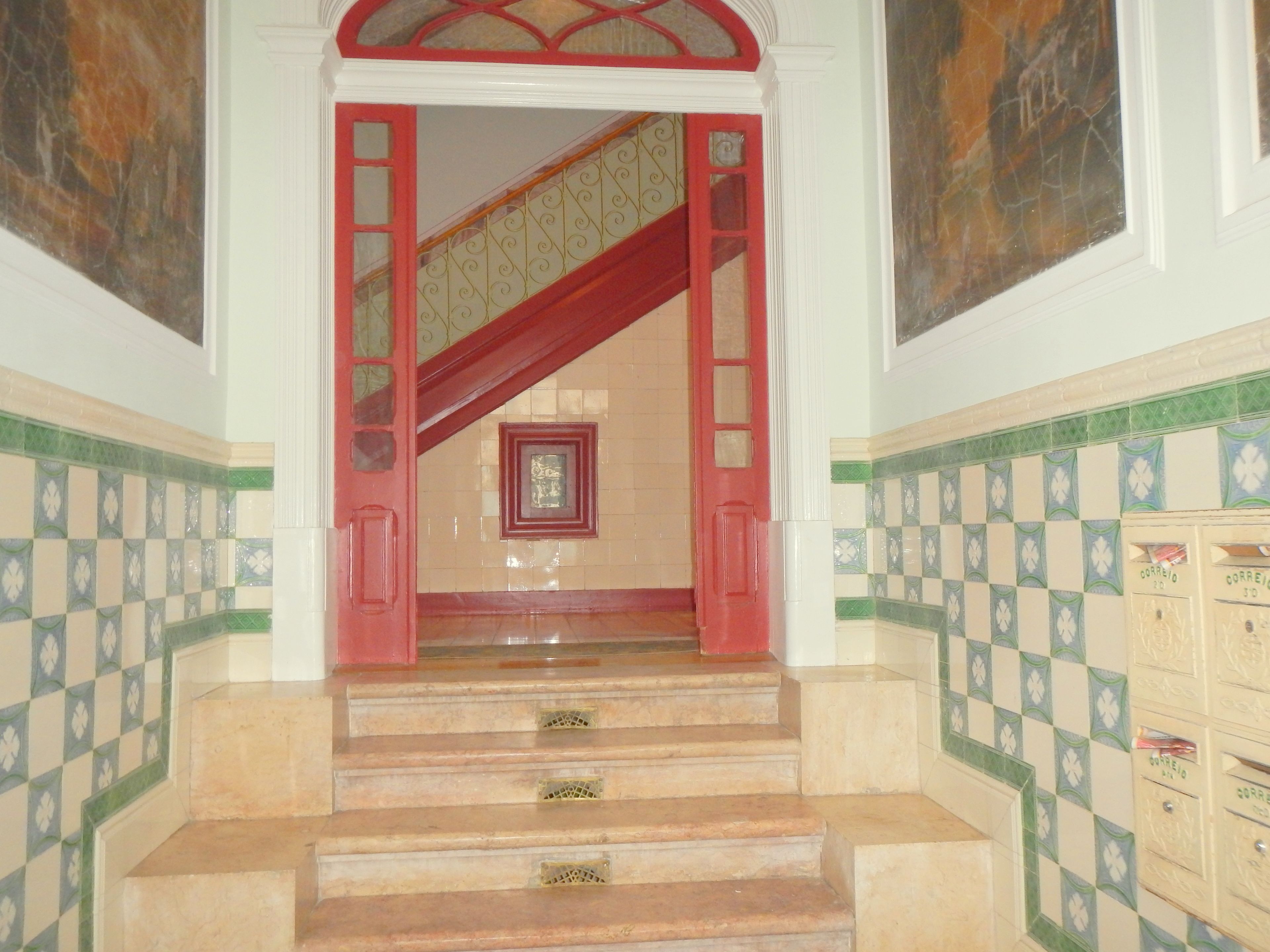 Interior entrance