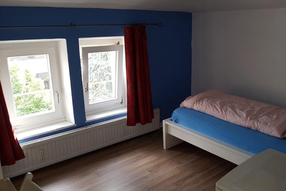 Desk, soundproofing, iron/ironing board, free cribs/infant beds