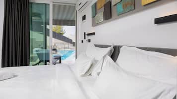 Chambre Double ou avec lits jumeaux | Literie de qualité supérieure, couette en duvet d'oie