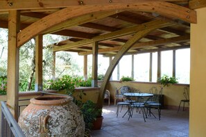 Terrace/patio - Agriturismo La Casella (Castelfranco Piandisco)