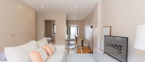 Apartment, 1 Bedroom | Living area
