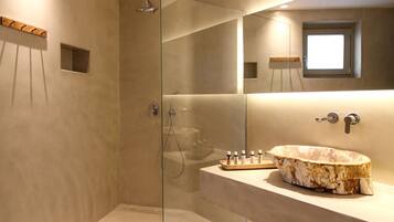 Ducha, cabezal de ducha tipo lluvia, artículos de tocador de diseñador