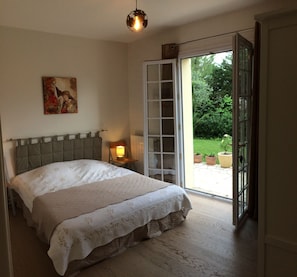 Romantic Double Room, Terrace, Garden View | View from room