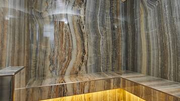 Sauna, steam room, sports massages, massages