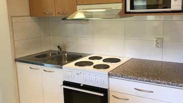 Appartement, 4 slaapkamers | Privékeuken | Een koelkast met diepvriezer, een microgolfoven, een oven, een kookplaat