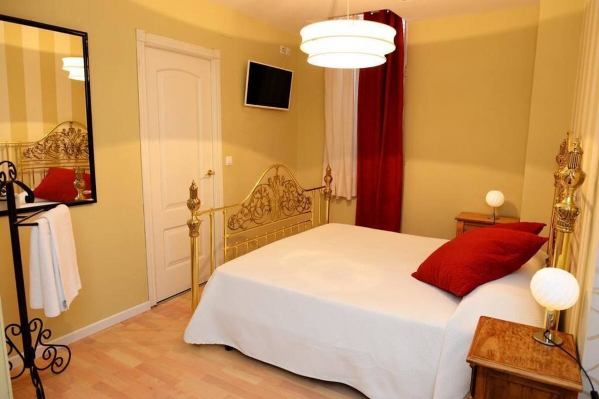 Individually decorated, individually furnished, desk, blackout curtains