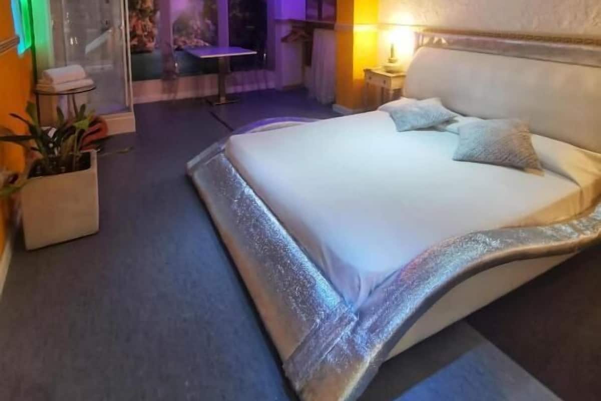 Individually decorated, individually furnished, desk, blackout curtains