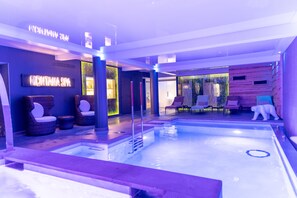 Couples treatment room(s), sauna, hot tub, steam room, body treatments - Montana Chalet Hôtel Spa (Enchastrayes)