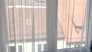 Basic szoba kétszemélyes ággyal, közös fürdőszoba, kilátással a városra | Kilátás a szállásról