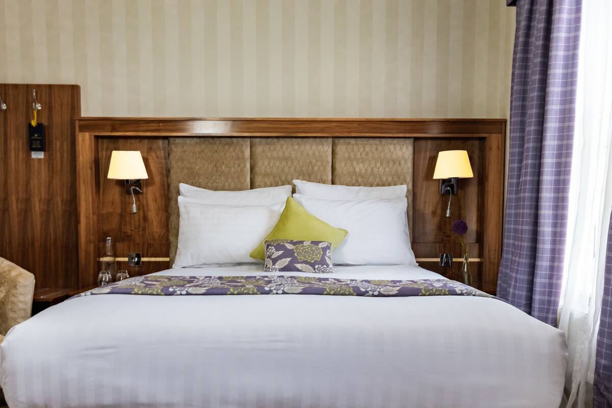 in-room safe, desk, blackout curtains, iron/ironing board