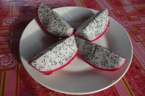 Breakfast, lunch, dinner served; local cuisine 